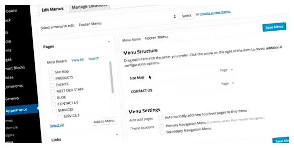Как редактировать меню WordPress.1 если вы хотите
