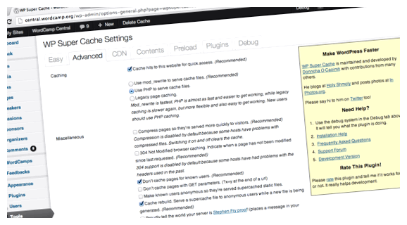 Как включить кэширование WordPress кэширование на